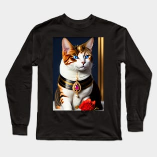 Royal Evil Queen Cat Long Sleeve T-Shirt